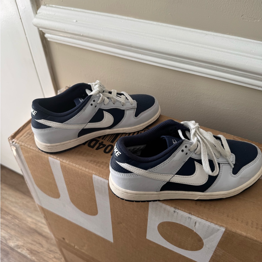 Nike Kids' Blue And White Sneakers